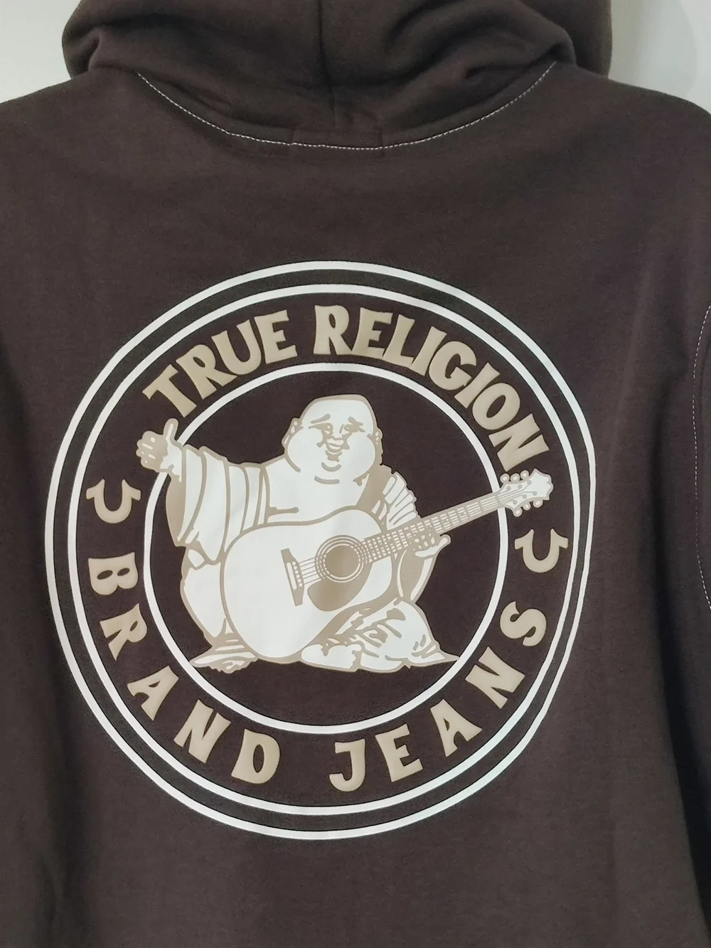 True Religion Men's Buddha Logo Seal Zip Hoodie Size XL NWT MSRP $119.00